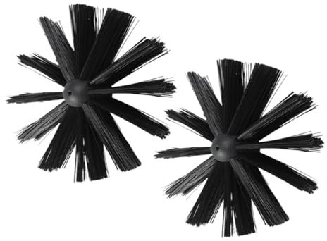 VALICLUD 2pcs Chimney Cleaning Brush Duct Lint Sweeping Tool for Fireplace Stove Pipe Vent