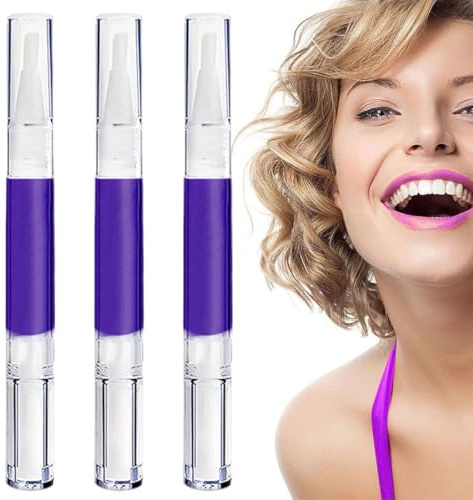 OIXYAZ Pack of 3 teeth whitening pen,bleaching zähne,Wirksam gegen Verfärbungen durch Kaffee, Tee und Nikotin, für Männer und Frauen geeignet.