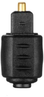 New Optical 3.5mm Female Mini Jack Plug To Digital Toslink Male Audio Adapter