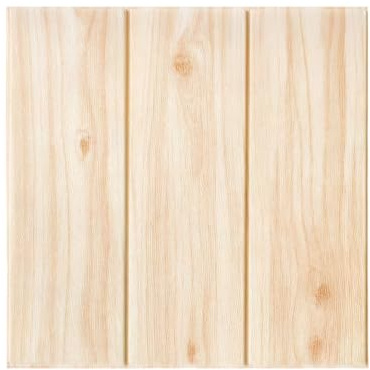 hindraem Waterproof Self Adheve Wallpaper 40PCS Gray Wooden Board Peel and Stick Wall Panels for Bathroom Ceiling Home Bedroom, Log Color