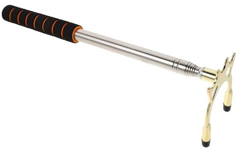 Gogogmee Pont de Queue de Billard Télescopique Acier Inoxydable Support Rétractable avec Tête Amovible Accessoire pour Table de Snooker Ajustable pour Jeu Confortable