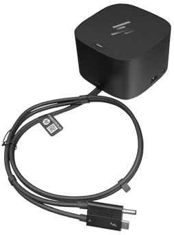 HP M88252-001 Original Thunderbolt 4 Docking Station inkl. 280W Netzteil für EliteBook 850 G7, ProBook 450 G8, 630 G8, Spectre x360 13-aw2000, 14-ea0000, ZBook Fury 17 G7