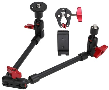 Tomedny Kamerahalterung, Verstellbarer magischer Arm, 360 Grad Verstellbarer Lichtständer für, Blitz, LED-Licht, Mikrofon, Action-Kamera (22 Zoll 58x44x6,5cm)