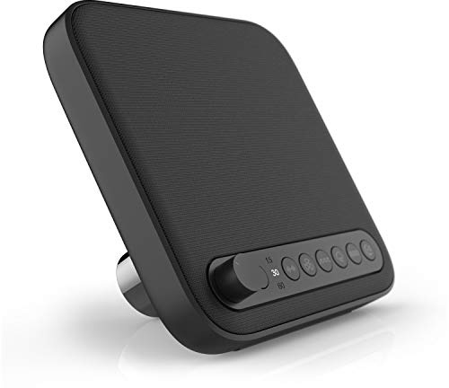Pure Enrichment Wave Premium Sleep Sound Machine with USB Charger - Seamless Looping with 6 Soothing All-Natural Sounds, & Auto-Off Timer - Easily Portable for Travel (Black) Patented Design