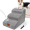 Zvonema Hundetreppe, wasserdichte Hundetreppe 40 cm Hoch, Treppe für Hunde, Verletzungsprophylaxe Hochwertige Schwamm Katzentreppe, rutschfeste Waschbarer Hunderampe für Sofa Bett Auto