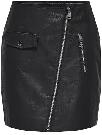 ONLVERA Faux Leather Zip Skirt CC OTW