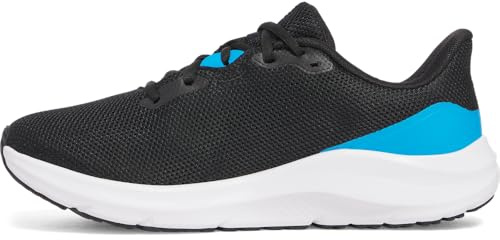 Under Armour Charged Pursuit 4 Sneaker för män, (003) Svart/Elektrisk Blå/Vit, 11