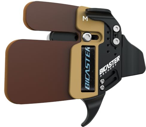 BICASTER Bogenschießen Log Recurve Fingerlasche Cordovan (Medium, links)