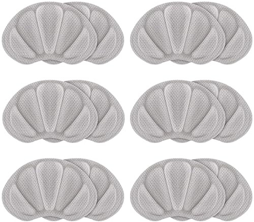 Tsathoggua Inserti autoadesivi per tallone, per scarpe troppo grandi, protezioni per tallone, per donne e uomini, prevenzione delle vesciche, migliore vestibilità (grigio)