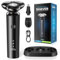 ETROBOT Rasoir Electriques Hommes, 3D Tondeuse Barbe Homme- Rasoirs Électriques Homme avec Rechargeable Base -Rasoir Humide/Sec Étanche, IPX7 Etanche Rasoir Electriques Hommes avec Ecran LED.