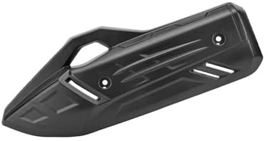 Adatto per Honda Pcx160 Moto Marmitta Tubo di Scarico Protezione Calore Copertura Protettiva Moto Scudo Termico(Black)