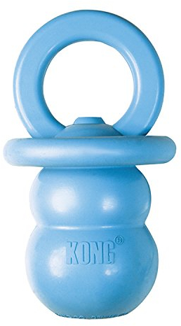 KONG Puppy Binkie Dog Toy, Small, Assorted colors PINK