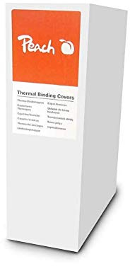 Peach Thermobindemappen - A4 - für 30 Blätter - 100 Stück - weiß - PBT406-03