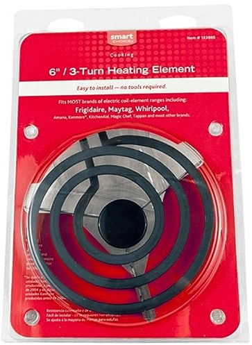 Smart Choice 6-Inch 3-Turn Electric Stove Burner Surface Element