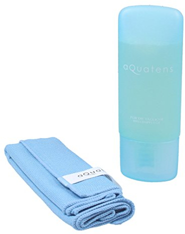 aQuatens - Brillenpflege für komfortables Sehen - 75ml mit Tuch