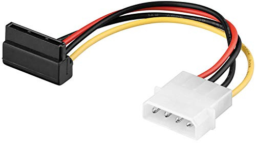 PremiumCord Stromkabel SATA 90 ° abgewinkelt