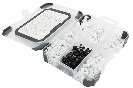 TIMCO Cable Clips Mixed Tray - 290pcs