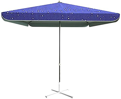Sombrilla de jardín Sombrillas Sombrilla de jardín al aire libre Sombrilla comercial grande Sombrilla cuadrada Sombrilla de mesa de mercado ajustable en altura Parasol GCSQF210604(Color:Purple;Size: