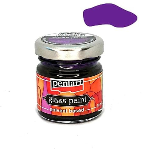 Zita`s Creative glasfärg 30 ml – lila. Glasmålning