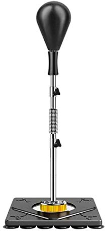 Boxsack Punchingsäcke Stehende Bunching BagPunching Training Stand Box Einstellbare Höhe Geeignete Erwachsene Jugend Im Fitnessstudio Und Zuhause (Color : Black)