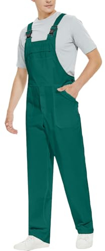WORK IDEA Arbeits-Latzhose für Männer Multi Pocket Technology Herren Arbeitslatzhose