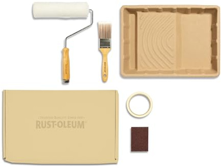 Rust-Oleum Ready to Roll - Eco Paint Kit (Large) - Bathroom Wall Paint Warming Yellows