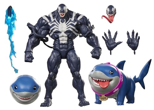 Marvel Legends Series Marvel Rivals Venom & Jeff the Land Shark, Video Game -Inspired Collectible 6-Inch Action Figures