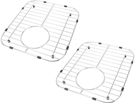 Fabater Repsäkert Diskbänksgaller i Rostfritt Stål Diskbänksställ med Förbättrad Ventilationsdesign, för Säker och Smidig Användning