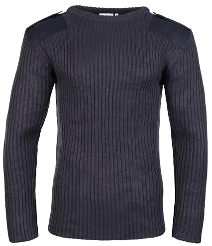 Castle Clothing 120 - Pullover Girocollo da Combattimento, Blu, 120