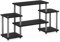 Furinno Turn-N-Tube No Tools Entertainment Center, TV Unit, TV Stands, Black/Grey,105.4 (W) x 58 (H) x 29.5 (D) cm