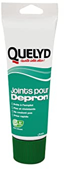 Quelyd Joints pour Depron | Colle Joint pour Plaques d’Isolation Thermique Depron Quelyd - Colle en Pâte Prête à l’Emploi - Sans Solvant