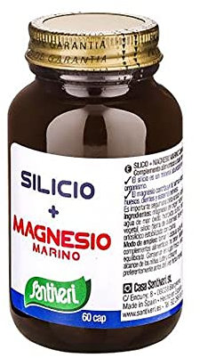 Santiveri - Silicio y Magnesio Marina Alimento Suplemento Cápsulas - 60 Cápsulas