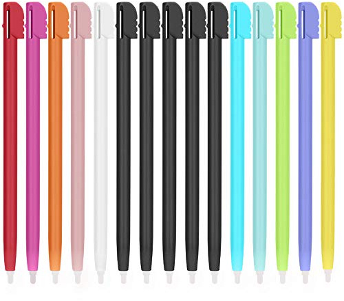 Lot de 15 stylets tactiles portables en plastique pour Nintendo DS Lite, 11 couleurs disponibles