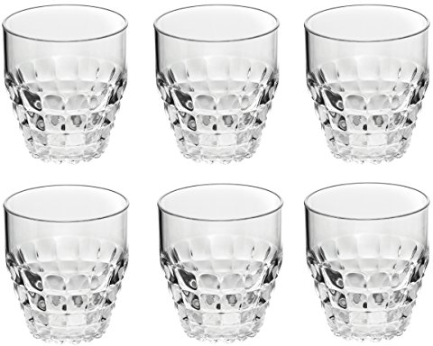 Guzzini Tiffany trasparente Low tumbler, set di 6