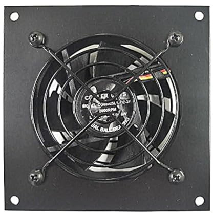 Coolerguys Programmable Thermal Controlled Cooling Kits for Cabinets, AV, and Components (Plastic, Single 80mm)