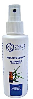 OLOR HEALTH Kratos Spray Anti Mosche E ZANZARE Cane Gatto E Cavallo 100mL