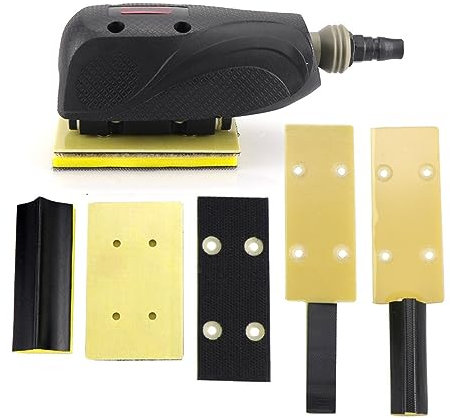 lijadora de pared Lijadora de papel de lija Orbital neumática, lijadora cuadrada for fábricas, pulido y pulido de muebles de madera y Metal (Color : TA3001, Size : 0)