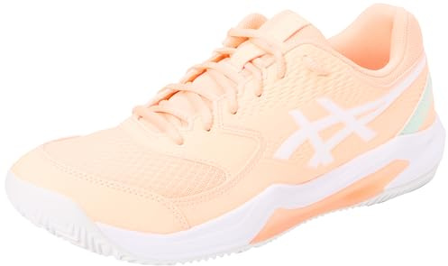 ASICS Gel-Dedicate 8 Padel, Sneaker för kvinnor, Ljus solsten vit, 37 EU