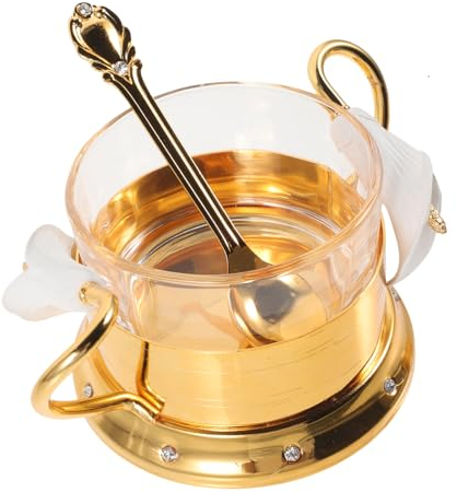 IMIKEYA Boîte à Épices Européenne Vintage Pot de Condiments avec Cuillère pour Ranger Épices Sucre Thé Vrac