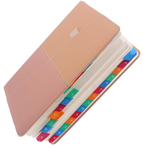 SEWACC Adressbuch Mit Register Tragbarer Kontaktbuch Organizer Für Telefonnummern Kleines Kontaktbuch Für Senioren