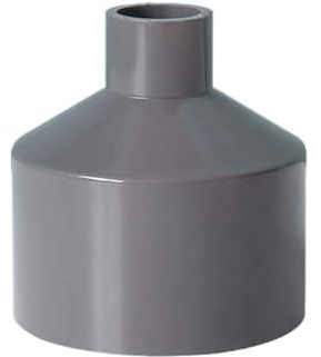 MRESXT 2 Pezzi PVC connettori di riduzione Dritti 20 25 32 40 50 60 mm adattatori per Tubi dell'Acqua Acquario Tubo Giunto raccordi per irrigazione da Giardino-2 pezzi-ID63-20mm