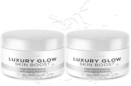 Luxury Glow Skin Boost Creme, Luxury Glow Creme, Luxury Glow Skin Boost Anti-Falten Creme, Anti Falten Creme Straffende Creme mit Hyaluronsäure, Stärkt die Hautbarriere (2)