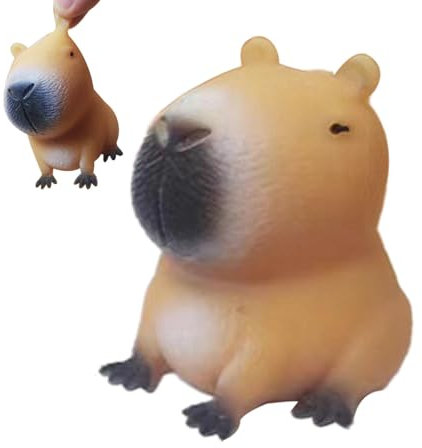 Kapybara Anti Stress Spielzeug, Capybara-Quetschspielzeug, Cartoon-Tier-Zappelspielzeug Zum Stressabbau, Anti Stress Stressbälle Stress Squeeze Spielzeug Squeeze Toy Für Erwachsene Und Kinder