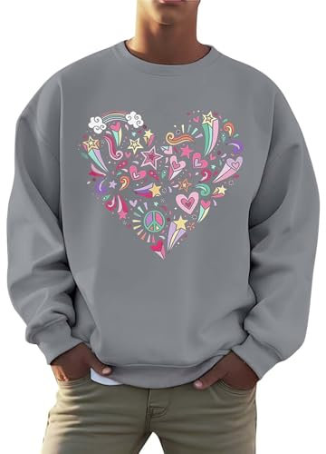 Felpa Invernale Uomo con Cappuccio Felpa con Foto Personalizzata Maglia in Pile Uomo Giacca Uomo in Felpa Tute Uomo da Casa Tuta Rosa Tuta 4XL Uomo Regalo Coppia e Lei Felpa Gigante Uomo