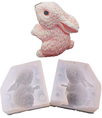 LfrXtra Pâques 3D Silicone Moule Fondant Chocolate Chocolate Soap Moule d'anniversaire Prétion Gâteau Gâteau