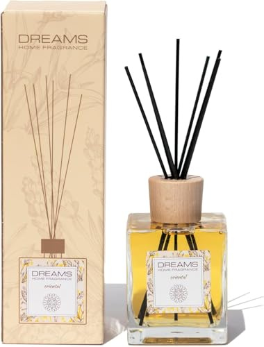 Chimiver Dreams Home Fragrance ORIENTAL | Profumatore per ambienti con oli essenziali a bastoncini. Diffusore di fragranze, Profumatore casa, Decorazione della casa. 500ml