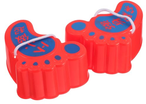 HONITANO Bunte Plastik Stelzen für Balance Training und Außeneinsatz für Koordination und Motorische Fähigkeiten für Spielplätze und Feste
