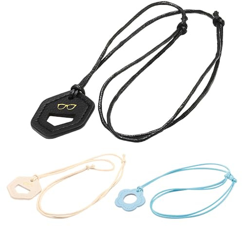 ONEBO Brillenetui Leder, Schwarz Brillentasche, Modische Druckknöpfe Weich, für Sonnenbrillen, Kurzsichtigkeitsbrillen, Lesebrillen - Unisex Brillenetuis