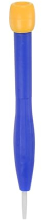 QUARKZMAN Destornillador Plástico 1.8mm Cabeza Ranurada Destornillador Cerámica Herramienta Manual Reparación Con Cubierta Giratoria Para Ajuste Circuitos Mantenimiento Alta Frecuencia