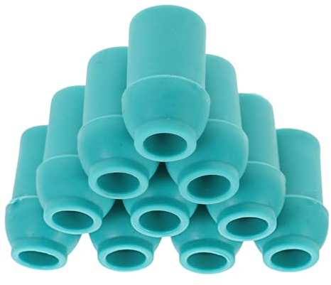 Connettori Pezzi Coppettazione Ugelli Manuale, per Pompa Ricambio 10 | Plastica Verde, Attacco Preciso e Utilizzo Semplice, Accessori Versatili per Ventose, Terapia Domestica e Massaggio